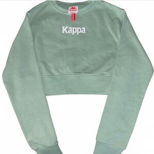 Kappa Women's Light Green Crew Neck Sweater